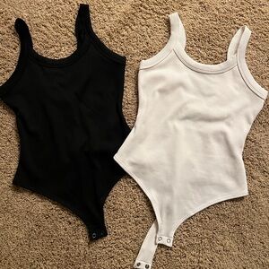 Ribbed tank bodysuit